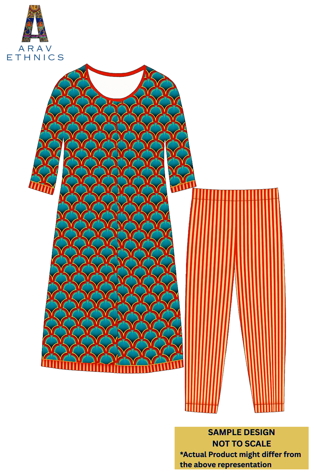 Kalamkari Co-ord Set | Cotton