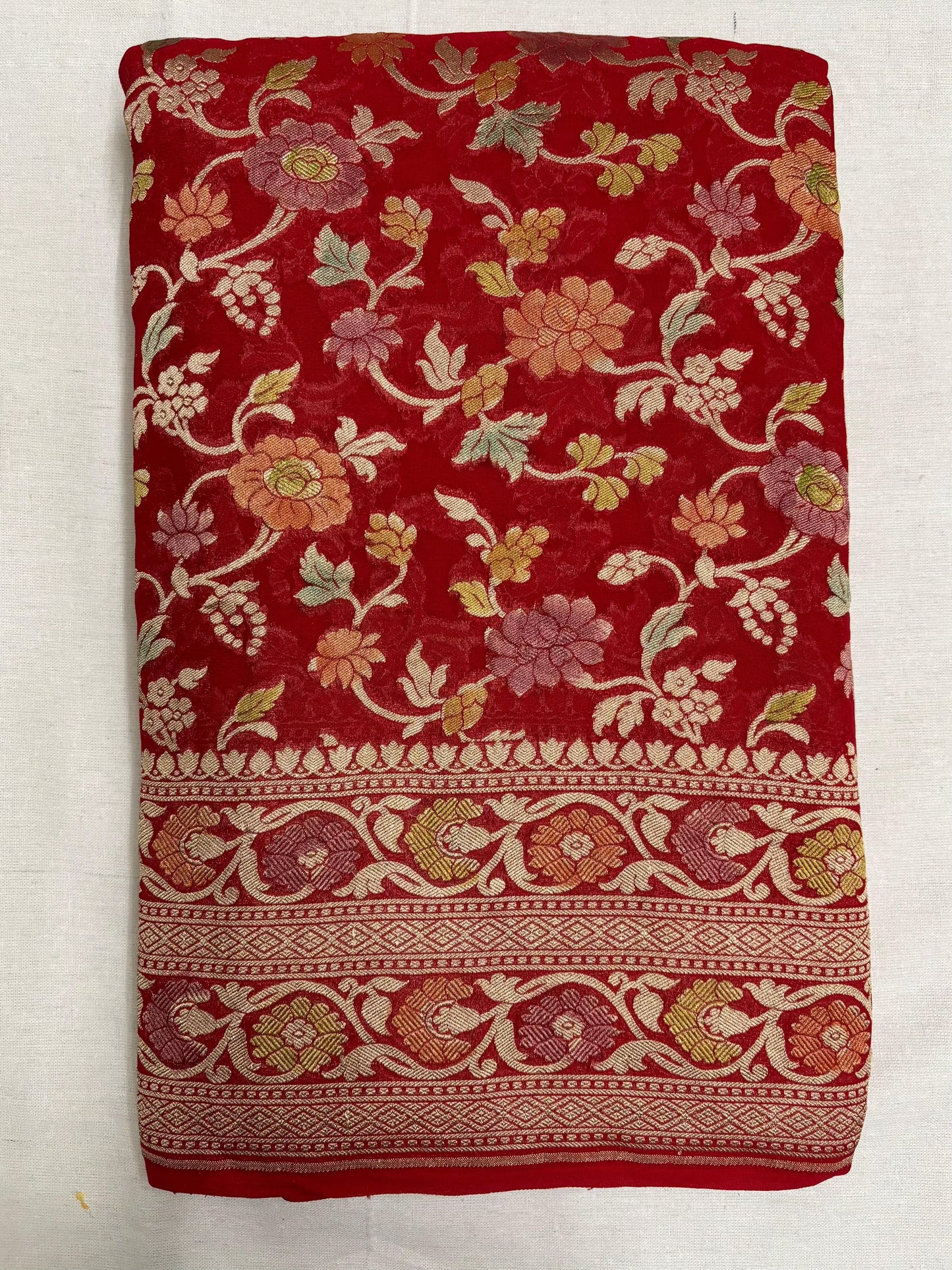 Embroided Khaddi Georgette Benarasi