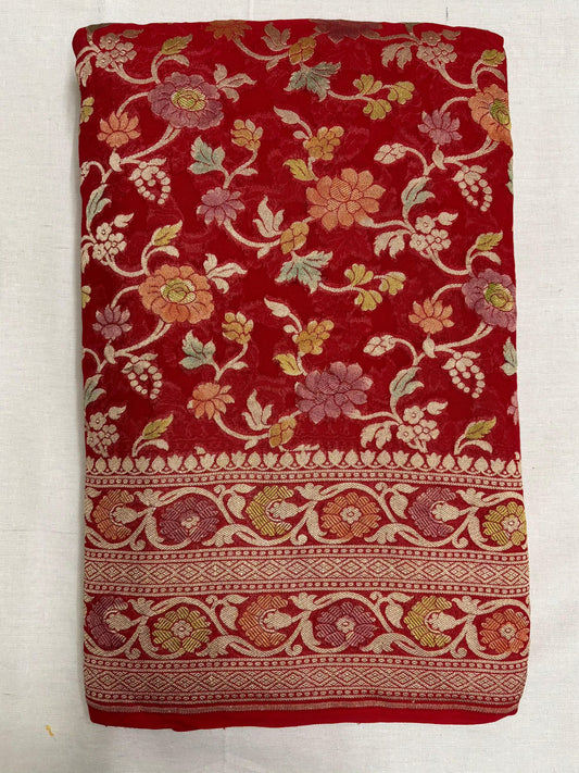 Embroided Khaddi Georgette Benarasi