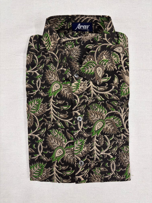 Men’s Kalamkari Cotton Shirt – Full Sleeve