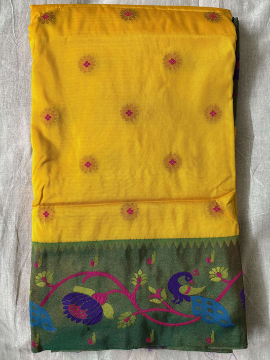 Arav Ethnics Paithani Pure-Silk Saree