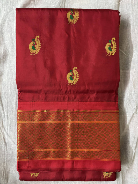 Arav Ethnics Paithani Pure-Silk Saree