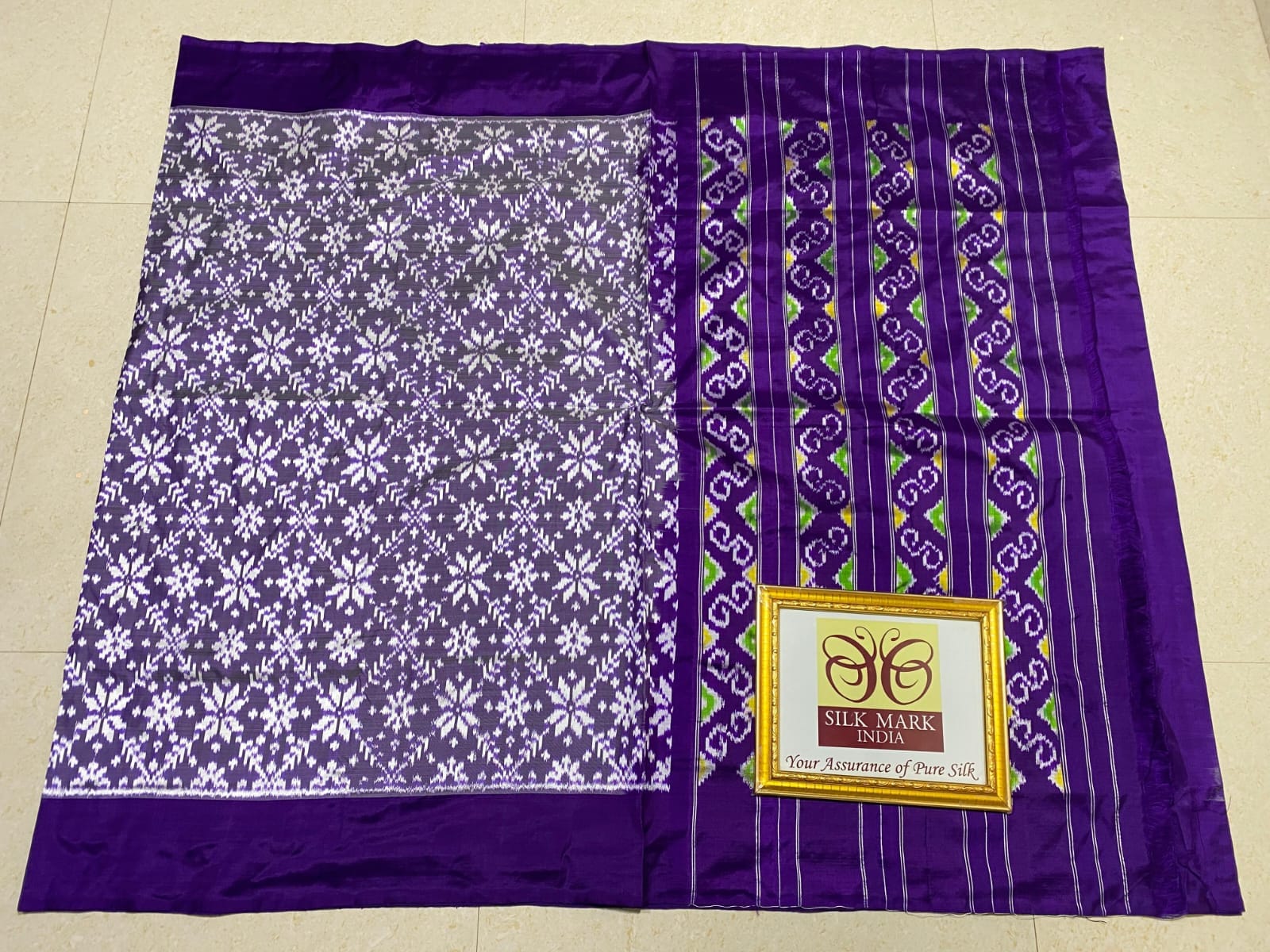 Arav Ethnics Pochampally Ikkat Saree