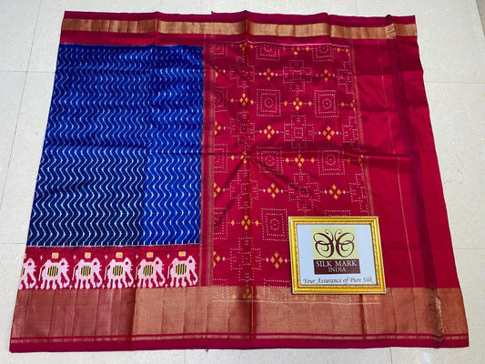 Arav Ethnics Pochampally Ikkat Saree