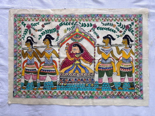 Arav Ethnics  Vivahayan - Hand-Painted Madhubani Poster